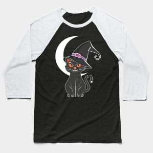 Halloween cat Baseball T-Shirt